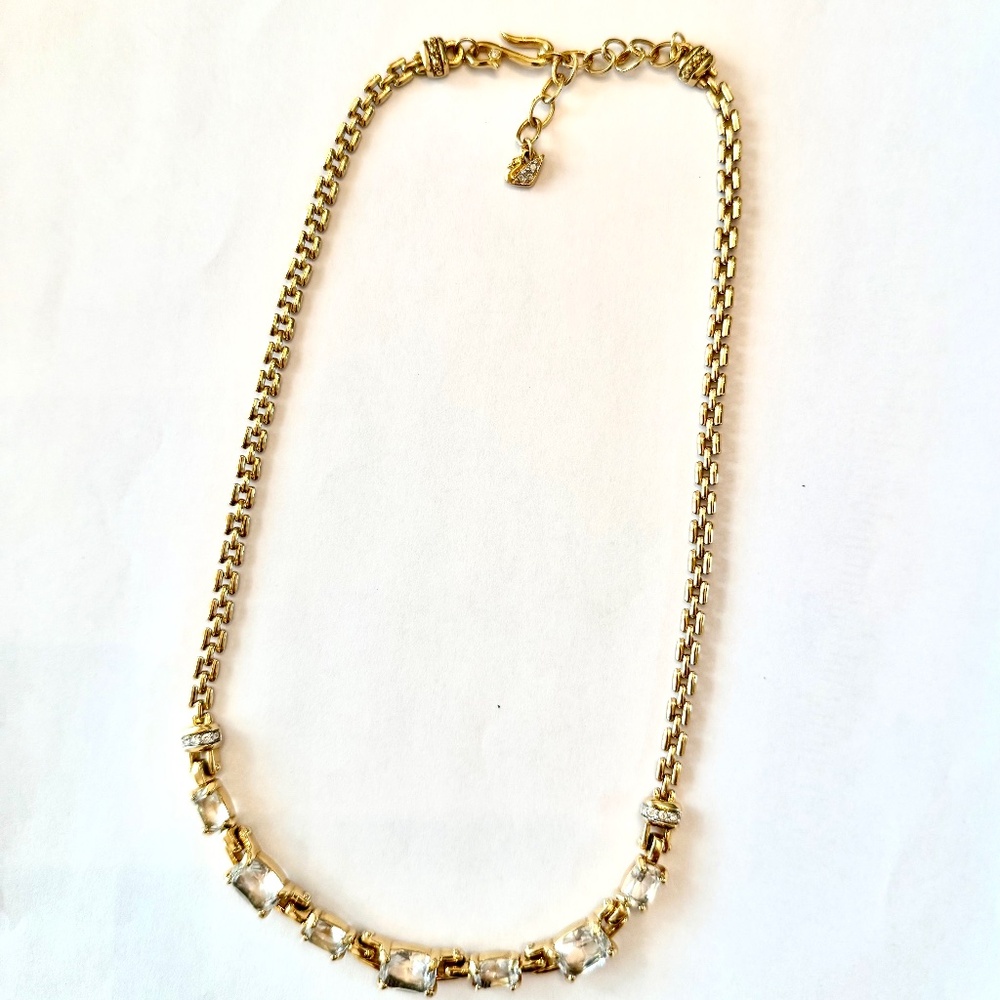 Swarovski Crystal Gold Plated Necklace